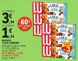E.Leclerc Express Biscuits lulu l'ourson offre