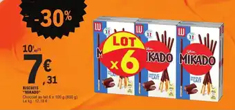 E.Leclerc Express Biscuits mikado offre