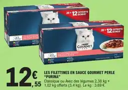 E.Leclerc Express Les filettines en sauce gourmet perle purina offre