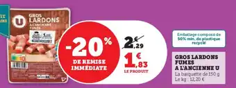 U Express Gros lardons fumes a l'ancienne u offre