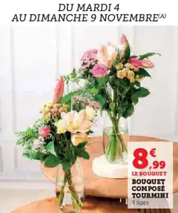 U Express Bouquet composé tourmini offre