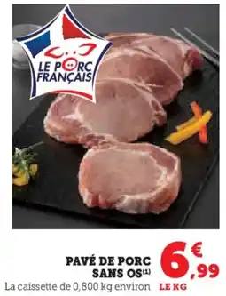 U Express Pavé de porc sans os offre