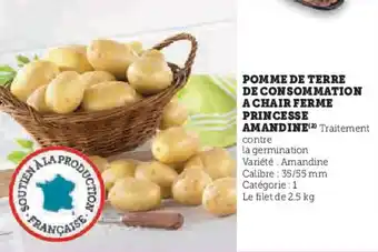 U Express Pomme de terre de consommation a chair ferme princesse amandine offre
