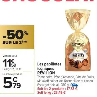 Carrefour Market Les papillotes icôniques révillon offre