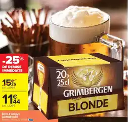Carrefour Market Bière d'abbaye grimbergen offre