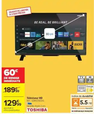 Carrefour Téléviseur HD offre