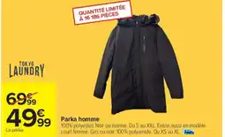 Carrefour Parka homme offre
