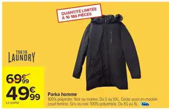 Parka homme