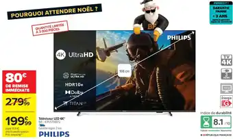 PHILIPS Téléviseur LED 4K