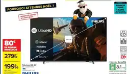 Carrefour Téléviseur LED 4K offre