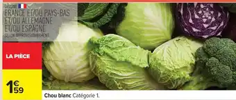 Carrefour Chou blanc offre