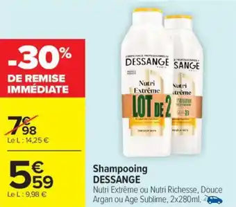 Carrefour Market Shampooing dessange offre