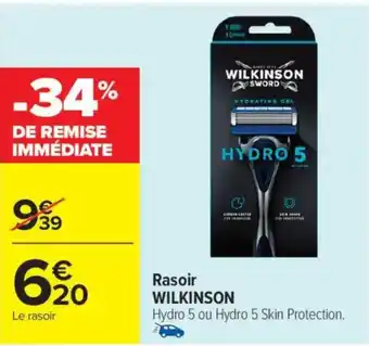 Carrefour Market Rasoir wilkinson offre