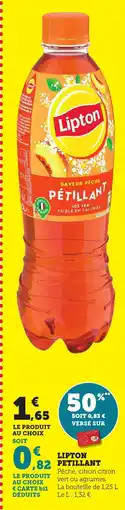 Bi1 Lipton petillant offre