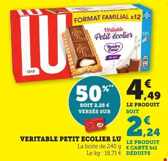 Bi1 Veritable petit ecolier lu offre