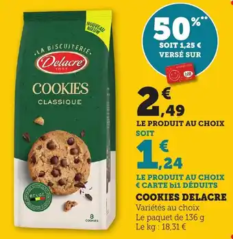 Bi1 Cookies delacre offre