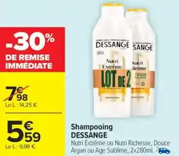 Carrefour Market Shampooing dessange offre