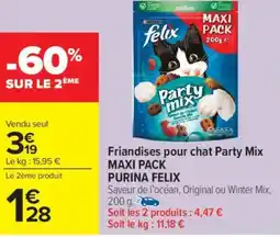 Carrefour Market Friandises pour chat party mix maxi pack offre