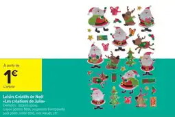 Carrefour Market Loisirs créatifs de noël offre