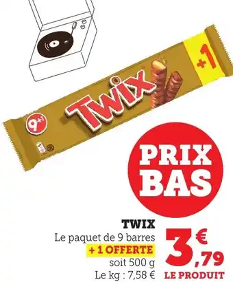 Bi1 Twix offre