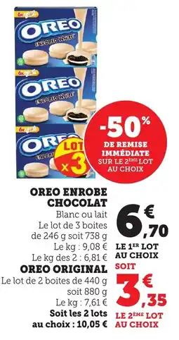 Bi1 Oreo enrobe chocolat offre