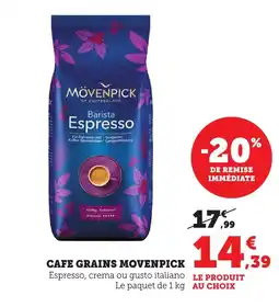 Bi1 Cafe grains movenpick offre
