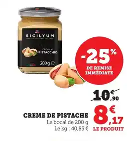 Bi1 Creme de pistache offre