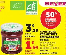 Bi1 Confiture eglantines sauvages bio beyer offre