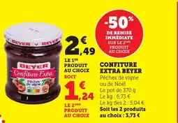 Bi1 Confiture extra beyer offre