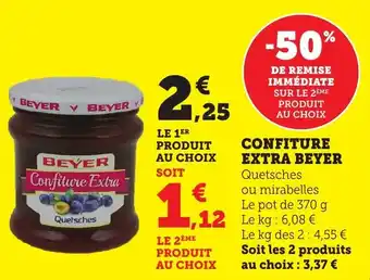 Bi1 Confiture extra beyer offre