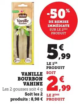 Bi1 Vanille bourbon vahine offre