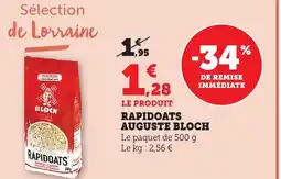 Bi1 Rapidoats auguste bloch offre