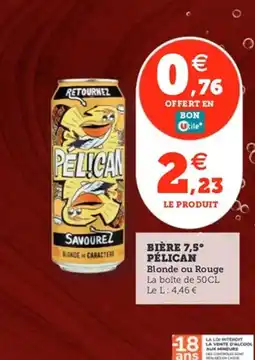 Utile PÉLICAN Bière 7,5° offre