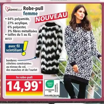 Norma JASMINELLA Robe-pull femme offre