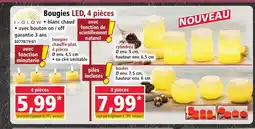 Norma I-GLOW Bougies LED, 4 pièces offre