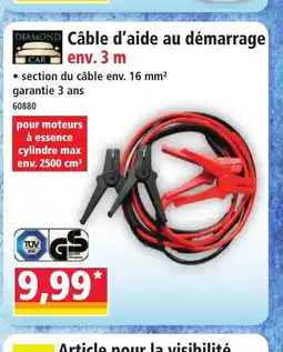 Norma Câble d'aide au démarrage env. 3 m offre