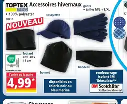 Norma TOPTEX Accessoires hivernaux offre