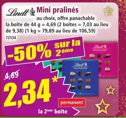 Norma LINDT Mini pralinés offre
