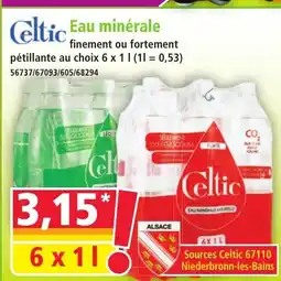 Norma CELTIC Eau minérale offre