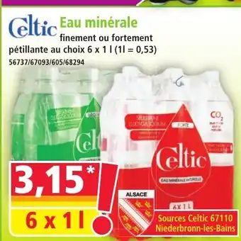 Norma CELTIC Eau minérale offre