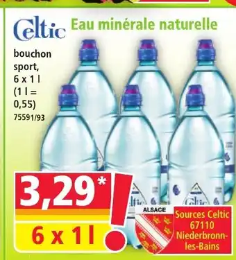 Norma CELTIC Eau minérale naturelle offre