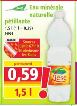 Norma Eau minérale naturelle pétillante offre