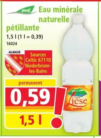 Norma Eau minérale naturelle pétillante offre