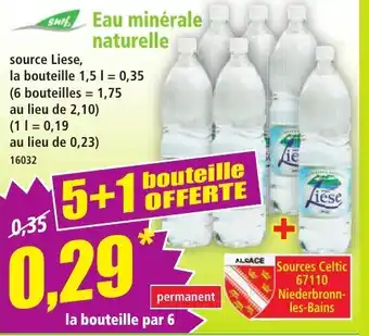 Norma Eau minérale naturelle offre