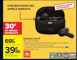 Carrefour Écouteurs sans fil offre