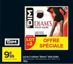 Carrefour Lot de 2 collants Diam's Voile Galbé offre