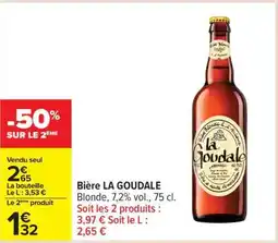 Carrefour Bière La Goudale offre