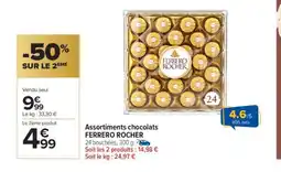 Carrefour Market Assortiments chocolats FERRERO ROCHER offre