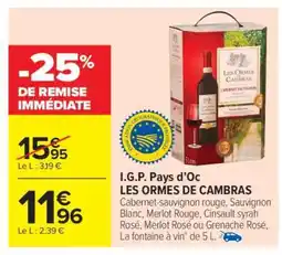 Carrefour Market LES ORMES DE CAMBRAS offre