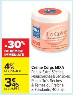 Carrefour CRÈME CORPS “MIXA” offre